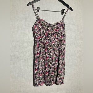 American Eagle Size S Floral Button Dress